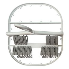 GOZENBO 御膳坊 純粹折疊曬衣架24夾 014P02003, 灰白色