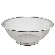 Jin Seong Star 全不鏽鋼圓形濾網籃, 1個, 銀色