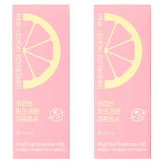 The Coffee Bean 粉紅檸檬冰沁茶 12.8g, 76.8克, 6入, 2個