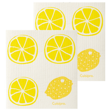 Cuisipro. 植物纖維環保抹布 黃雷夢, 2個