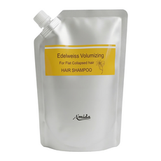 aMIDa 阿蜜達 雪絨花豐盈洗髮精補充包, 1L, 1件