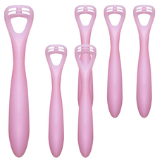 LEBEN 日製舌苔清潔器 三片式刮板設計, 25g, 6支