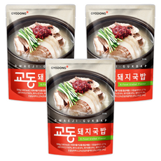 GYODONG 校洞 豬肉湯飯, 500g, 3個