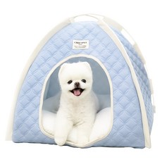 CHOCOPET house 狗狗夏季涼感冰屋, 天藍色, 1個