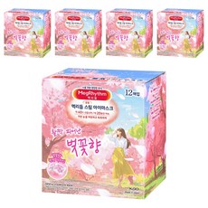 멕리듬 스팀 아이 마스크 벚꽃향, 12개입, 5개