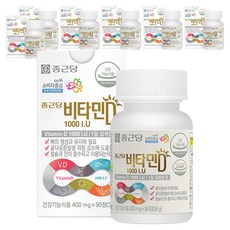 종근당 비타민D 1000I.U, 90정, 7개