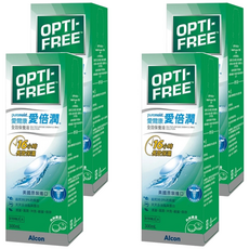 Alcon 愛爾康 OPTI-FREE 愛倍潤 全效保養液, 300ml, 4瓶