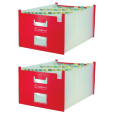 A4 站立式31層風琴夾 OT-A431, 紅色, 2個