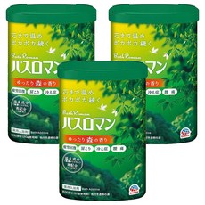바스로망 입욕제 산림, 600g, 3개