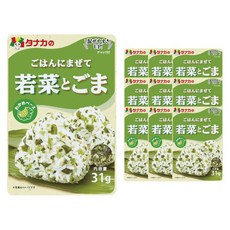타나카푸드 야채 참깨 후리가케, 31g, 10개