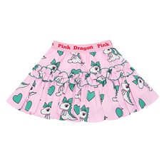 Pink Dragon 女童燈籠裙