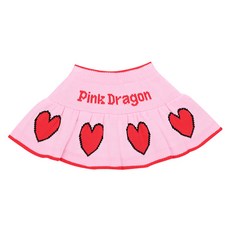 Pink Dragon 女童愛心針織裙