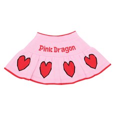 Pink Dragon 女童愛心針織裙