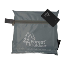 Forest Outdoor 群森戶外 多功能防水布 天幕 地墊, 銀光灰