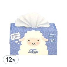 소프트메이트 각티슈, 60g, 100매, 12개
