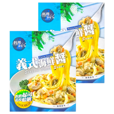 聯夏 料理研究所 義式海鮮醬, 140g, 2盒
