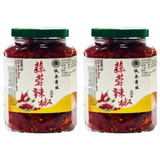 誠泰 蒜蓉辣椒 360g 鮮切辣椒與蒜頭切塊完美結合, 2罐