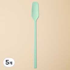이지실리 스퀘어 실리콘 다용도 티 버터 잼스푼, 민트, 5개