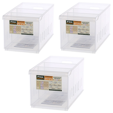 KEYWAY 聯府 LF-1001 Fine 隔板整理盒 452 x 243 x 240mm 3個, 1組, 透明