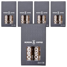 BORDIN 冰滴咖啡原液 中烘焙綜合豆款, 25ml, 2瓶, 5組