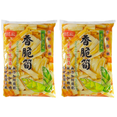 龍宏 香脆筍 台灣高山筍 軟嫩 全素食品, 600g, 2包