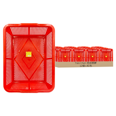 Tien Chen 添成塑膠 公文林 12個, 紅色, 1組