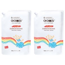 Eyevery Nature Bamboo Ingredients 衣物柔順劑 蓮花香氛 原創產品, 1.2L, 2個