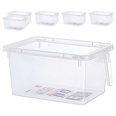 KEYWAY 聯府 家齊手把堆疊盒 6.4L, P50288, 6個