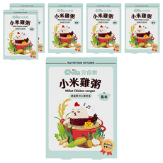 Chila 兒食樂 小米雞粥 昆布, 適合六個月以上寶寶食用, 300g, 6盒