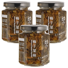 福忠字號 梅干菜絲 台灣產, 180g, 3罐