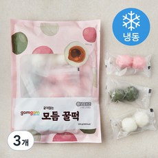 곰곰 굳지않는 모듬 꿀떡 (냉동), 600g, 1개입, 3개