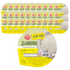 오뚜기 밥 고시히카리, 210g, 36개