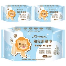 KENNEX 肯尼士 幼兒柔濕巾, 3包, 1組