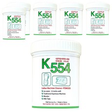 커피머신 세정제 파우더 타입 K-554, 500g, 6개