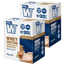 義美生醫 W PROTEIN乳清蛋白飲 奶茶, 350g, 2盒