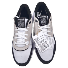 Reebok Classic Leather 2400 麂皮休閒鞋, 27.5cm, 黑灰白