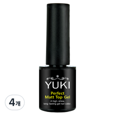 Yuki 完美啞光上層凝膠 10g, 單色, 4個