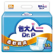 Dr.P 包大人 替換式尿片柔軟親膚, 50*20cm, 30片, 1包