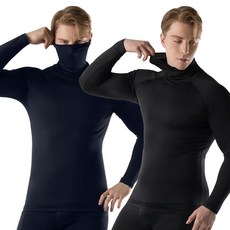 Armedes 男士面罩高領襯里長袖 AR-152 2 件