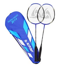 starsports 羽球拍 X77 2入 + 全罩式拍套組, 1套