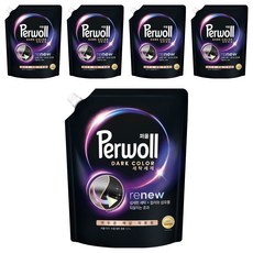 Perwoll 深色衣物兩用洗衣精補充包, 5個, 1.7L