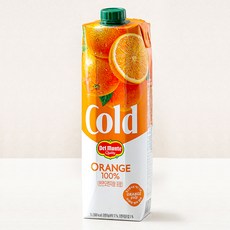 델몬트 cold 100% 오렌지주스, 1개, 1L