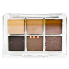 BBIA 魅雅 璀璨絲絨六色眼影盤 5g, 08 酷灰色, 1個