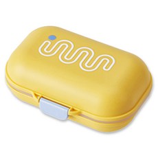 디블릭 휴대용 비누케이스 비누곽 비누받침, 옐로우, 1개