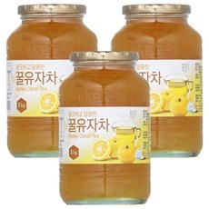 逢國食品 韓國蜂蜜柚子茶, 1kg, 1罐, 3罐
