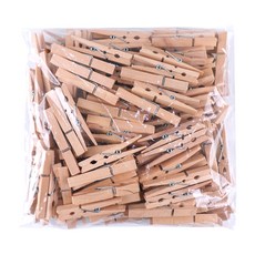 Uniart 木夾 特大 150入, 原木, 1個