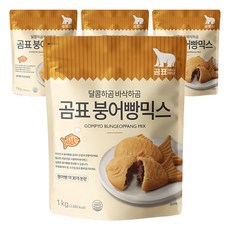 곰표 붕어빵 믹스, 1kg, 4개