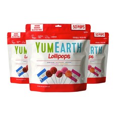 YUMMY EARTH 水果棒棒糖, 349g, 3包