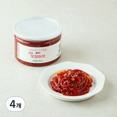 웰웰 실속 오징어젓, 500g, 4개