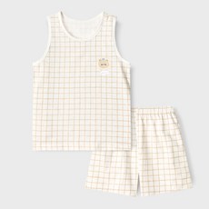 unifriend 兒童透氣Toylio無袖內衣上下套裝